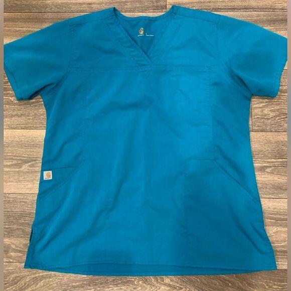 Carhartt Women’s Scrub Top Size Large - Picture 1 of 4